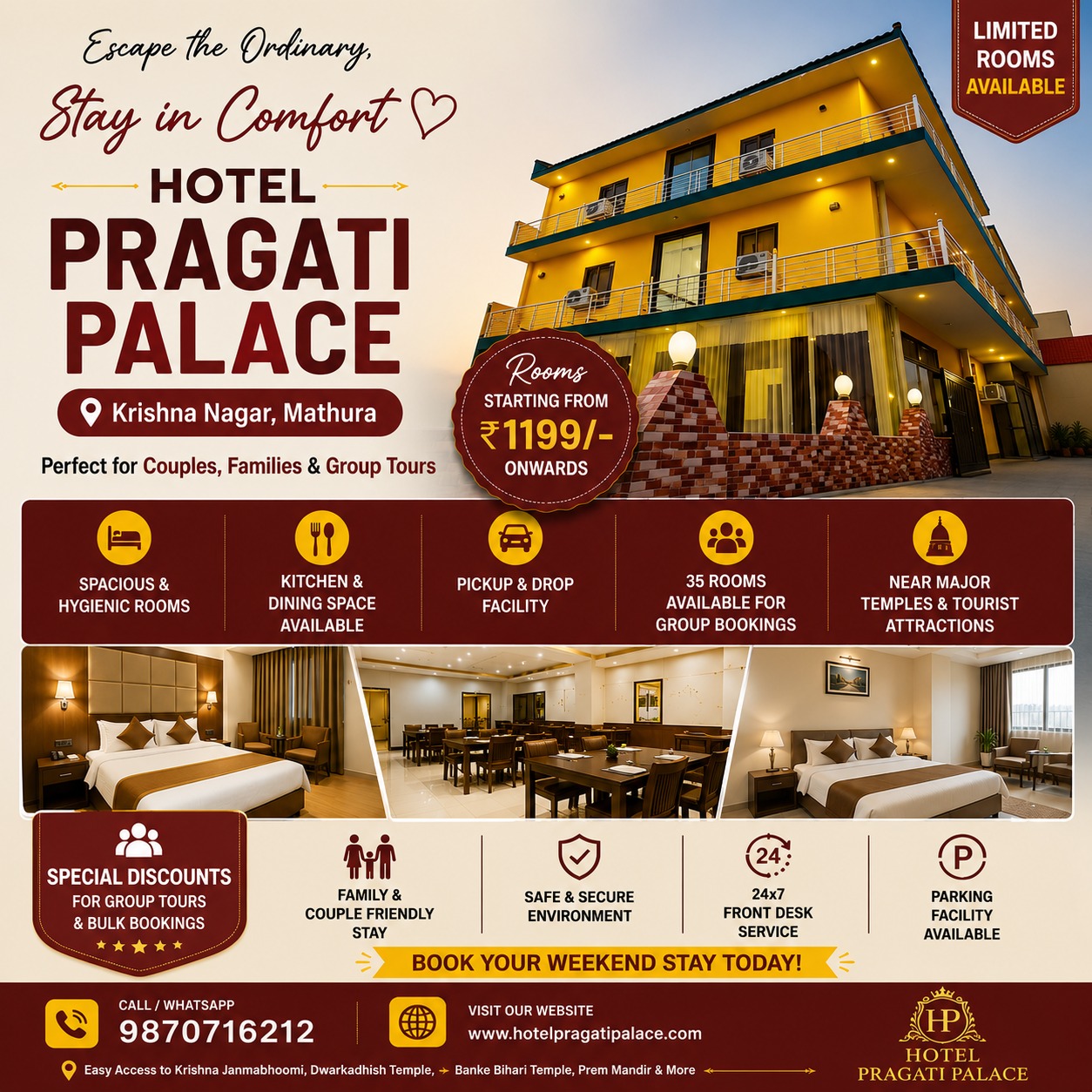 best hotel in mathura for couples and families