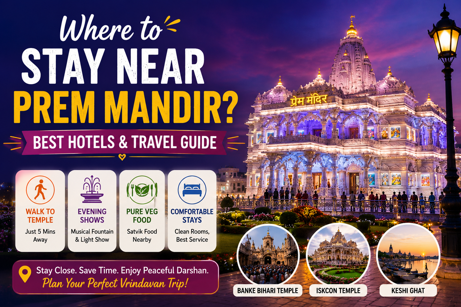 Stay Near Prem Mandir