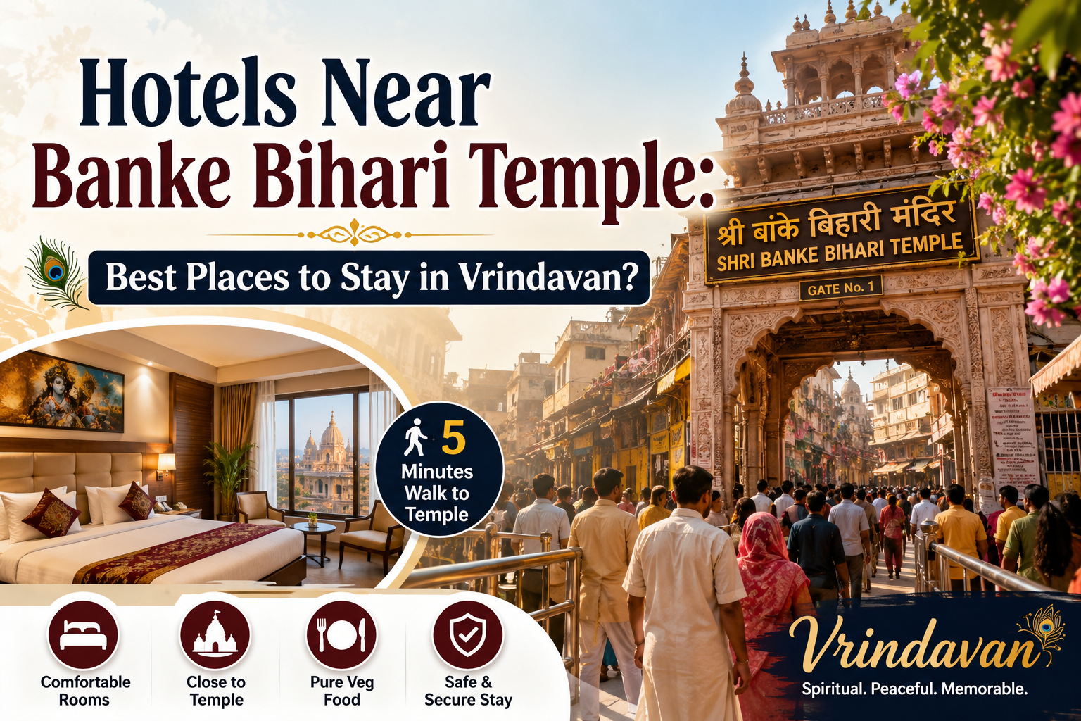 hotels near Banke Bihari Temple